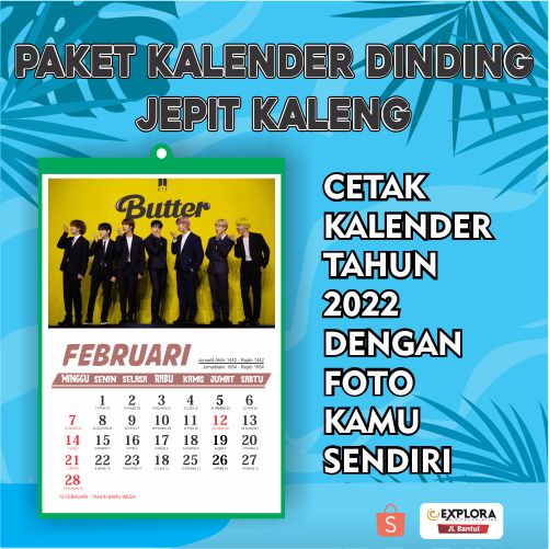 

(Part 2) PAKET KALENDER DINDING 2025 JEPIT KALENG / KLEM KALENDER