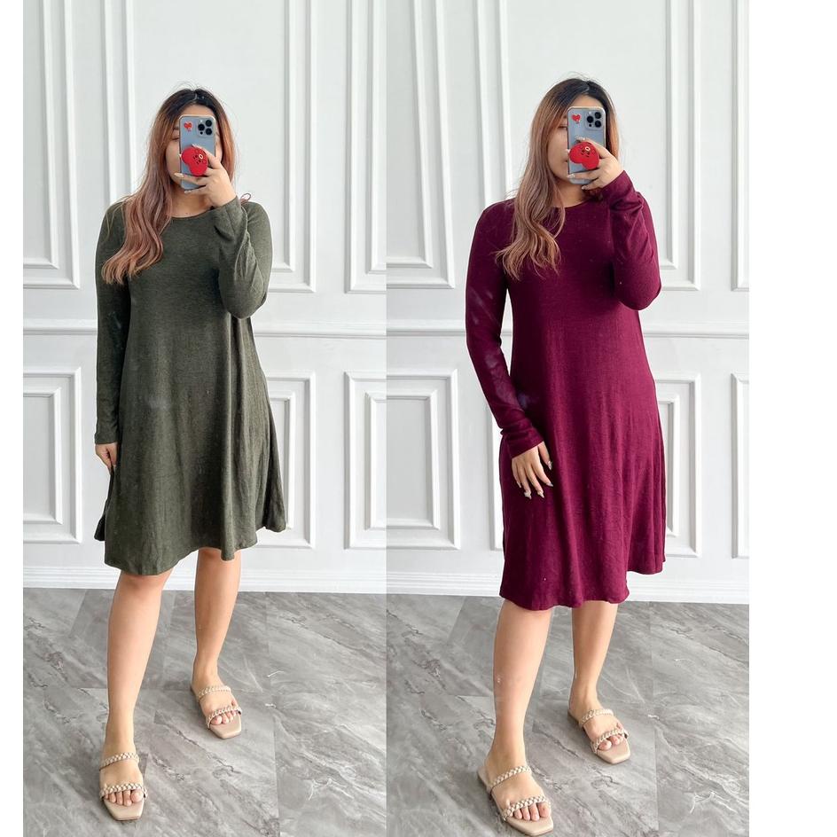 HDRH Oldnavy Knitted Longsleeve Swing Dress 514ARF