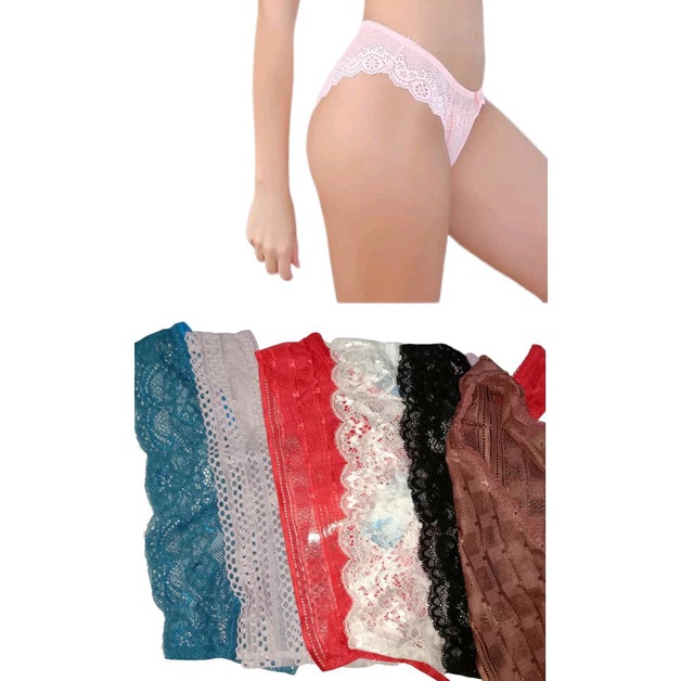 G-string Panty Thong Underwear Pakaian Dalam Celana Dalam CD Wanita Sexy Sexy Wanita Lace/ RANDOM 1 PCS DAN PROMO 3PCS