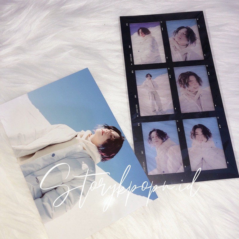 WINTER PACKAGE WINPACK SHARING SET 6 CUT FILM & PHOTO 4x6 JUNGKOOK BTS 2021 21