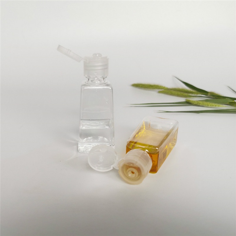 Botol Kosong Isi Ulang Hand Sanitizer Parfum Minyak Esensial Bentuk Trapesium Bahan Plastik 30ml / 60ml