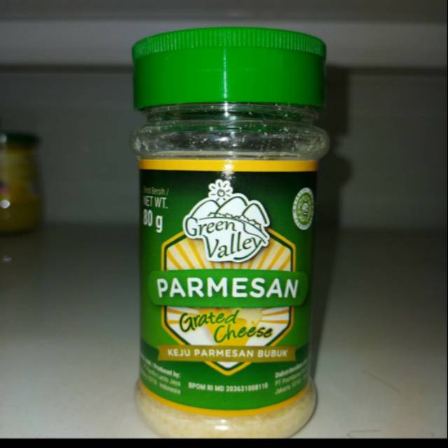 

Green valley grated chesee parmesan 80gr - keju parmesan