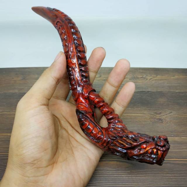 Jual Pipa Rokok Once Akar Bahar Taliarus Merah Ukir Naga Original Shopee Indonesia