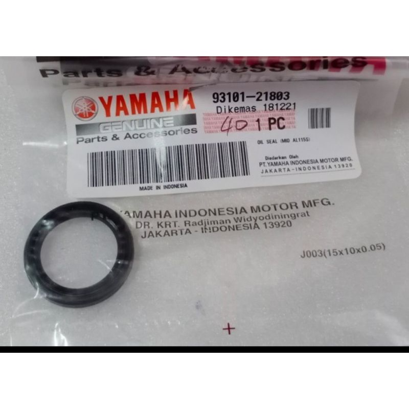 SEAL SIL RUMAH ROLLER ROLER MIO SPORTY MIO SOUL FINO KARBU NOUVO ASLI ORI YAMAHA 93101 21803