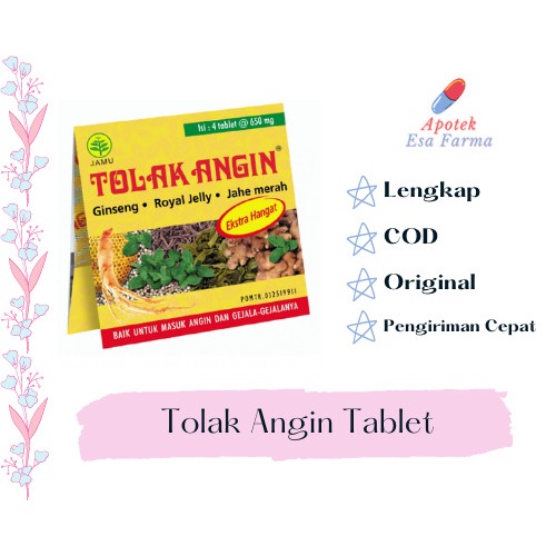 Tolak Angin 4 Tablet Sidomuncul Per Strip