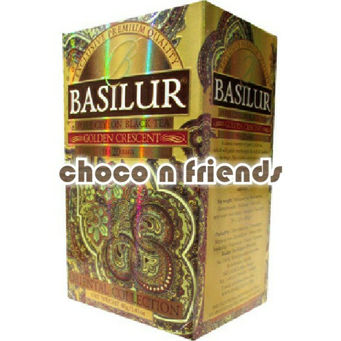 

Basilur Oriental Tea Bag Golden Crescent 40gr (20 sachet) - tth1604