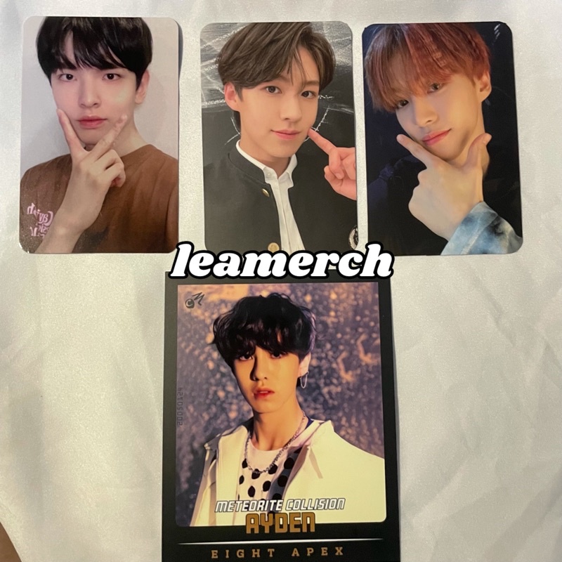 photocard epex 1st ep album bipolar pt.1 prelude of anxiety ABYSS version myu ayden amin