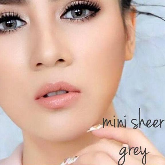➧ ORIGINAL SOFTLENS MINI SHEER GREY KITTY KAWAI soflens softlenses ☆
