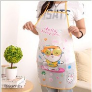 Celemek Masak Anti Air Minyak Apron Dapur Waterproof Karakter Kartun Lucu Unik Murah Korea Import