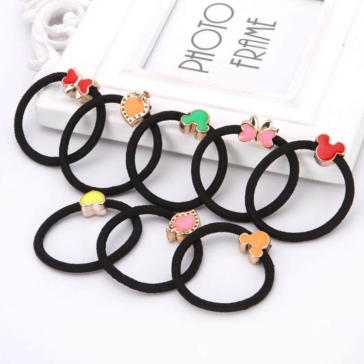 Karet Gelang Motif Warna dan Polos (satuan)