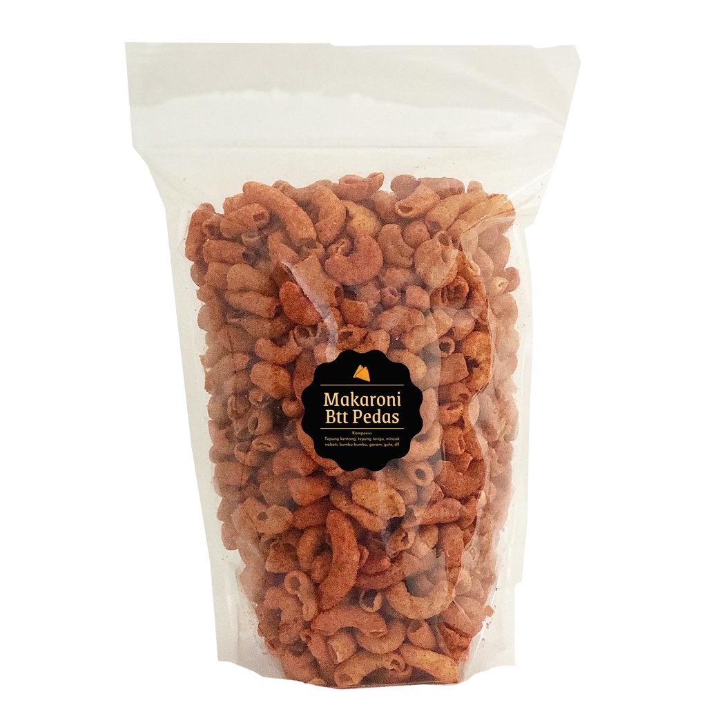 [DELISH SNACKS] Makaroni Bantet Pedas / Asin (L) 250gr / Snack Cemilan Enak Gurih / Camilan Murah