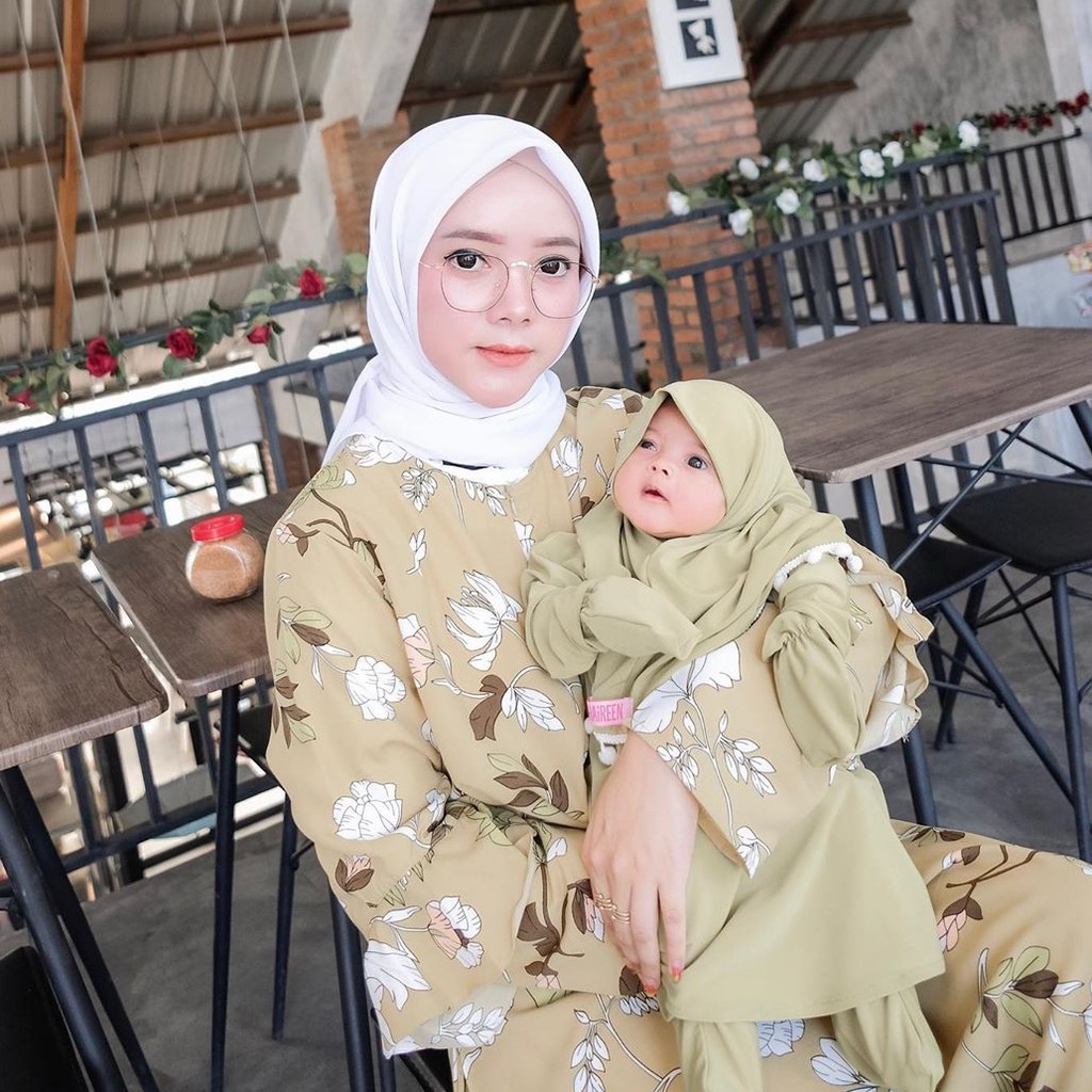 Baju Gamis Anak Perempuan Lucu Jersey Import Newborn - 5 Tahun / Gamis Bayi Perempuan / Gamis Bayi