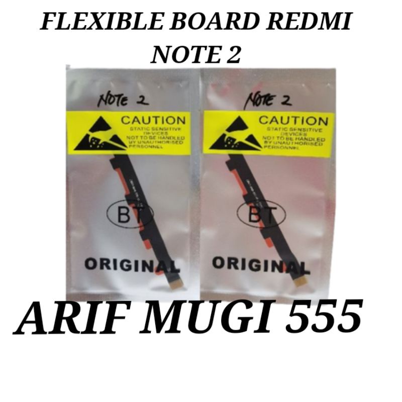 FLEXIBLE FLEXIBEL TENGAH BOARD CONNECT KE LCD XIAOMI REDMI NOTE 2 ORIGINAL