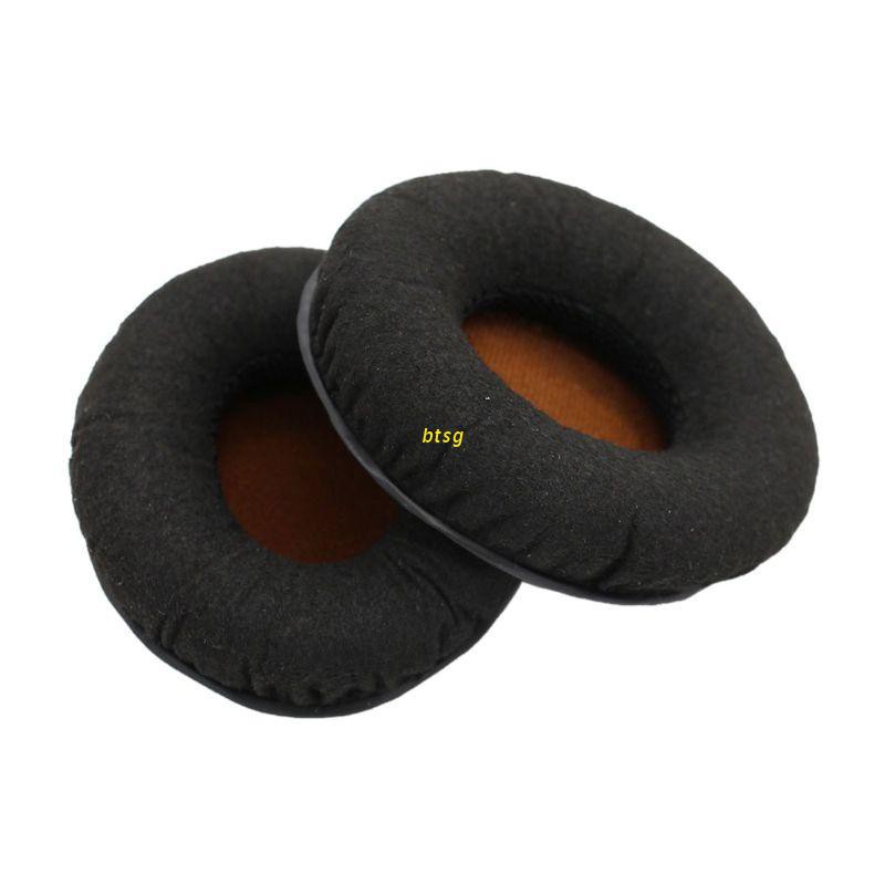 btsg 1 Pair Durable Flannel Ear Pads Earpads Soft Foam Sponge Ear Cushion Cover Cup Replacement for Momentum On-Ear Headphones Headset Accessories Kit