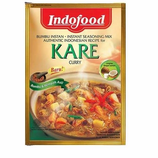 

indofood bumbu masak instan kare 45gr