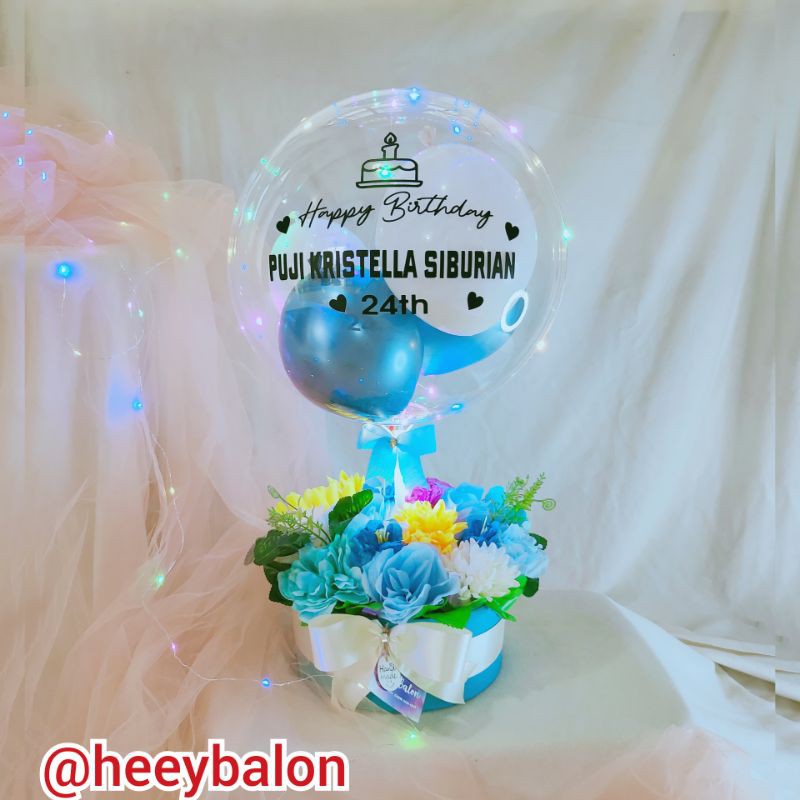 Snack Box/Buket Balon/Balon Ultah/Balon Wisuda/Hot Air Balon/Balon Ucapan/Kado Balon#Buket Wisuda
