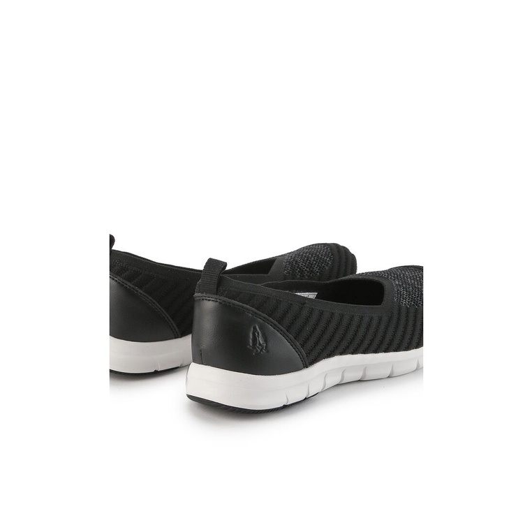 SEPATU SLIP ON WANITA HUSH PUPPIES ORIGINAL CASUAL BRANDED BLACK HW09