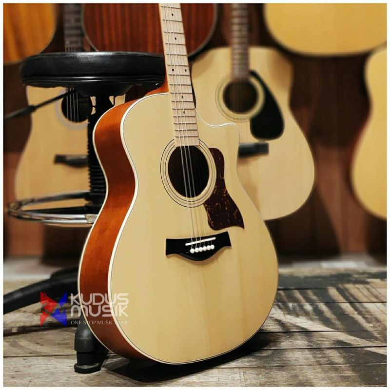 Gitar grand akustik fretboard maple
