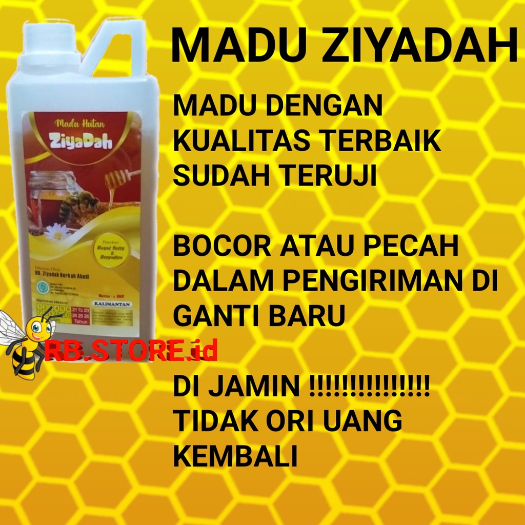 MADU HUTAN ZIYADAH,100% ORIGINAL(FREE KARDUS+FREGILE)