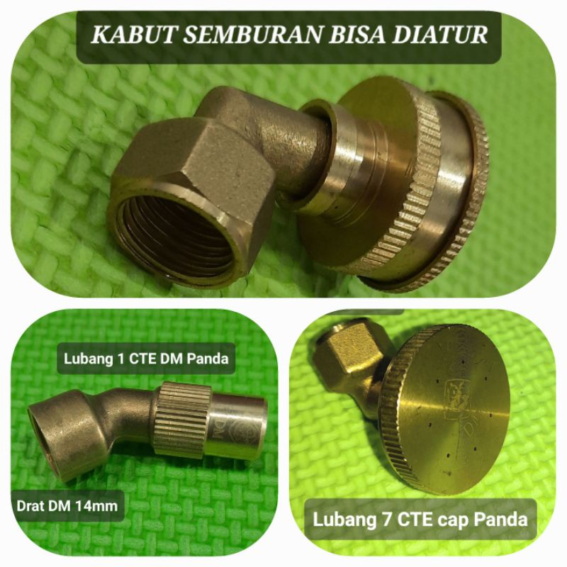 Spuyer Kabut lubang 4 dan 7 Drat 14mm Nozzle CTE Tangki Sprayer Elektrik Manual TU26 Chota Panda