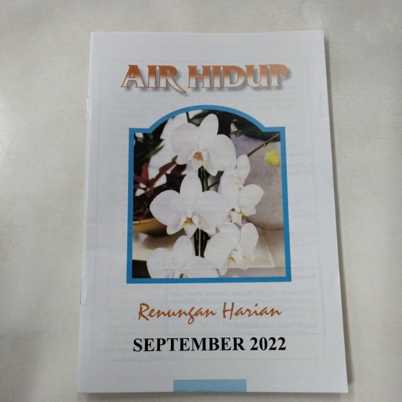 Buku Renungan Harian Air Hidup Bulan September 2022
