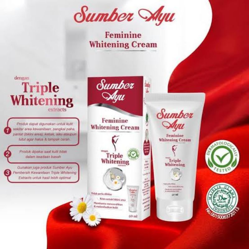 Sumber ayu feminine whitening cream