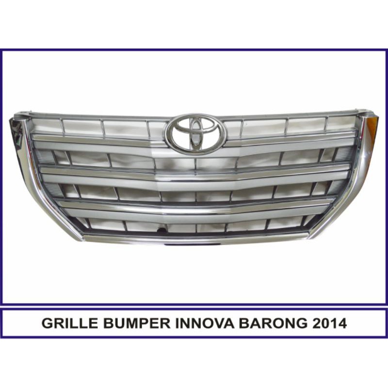 GRILL GRILLE BUMPER DEPAN UTUH MOBIL TOYOTA INNOVA INOVA BARONG 2014 model prado CHROME CROME
