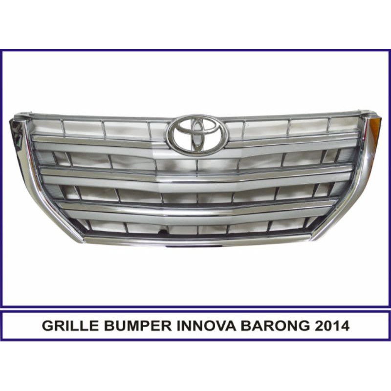 GRILL GRILLE BUMPER DEPAN UTUH MOBIL TOYOTA INNOVA INOVA BARONG 2014 model prado CHROME CROME