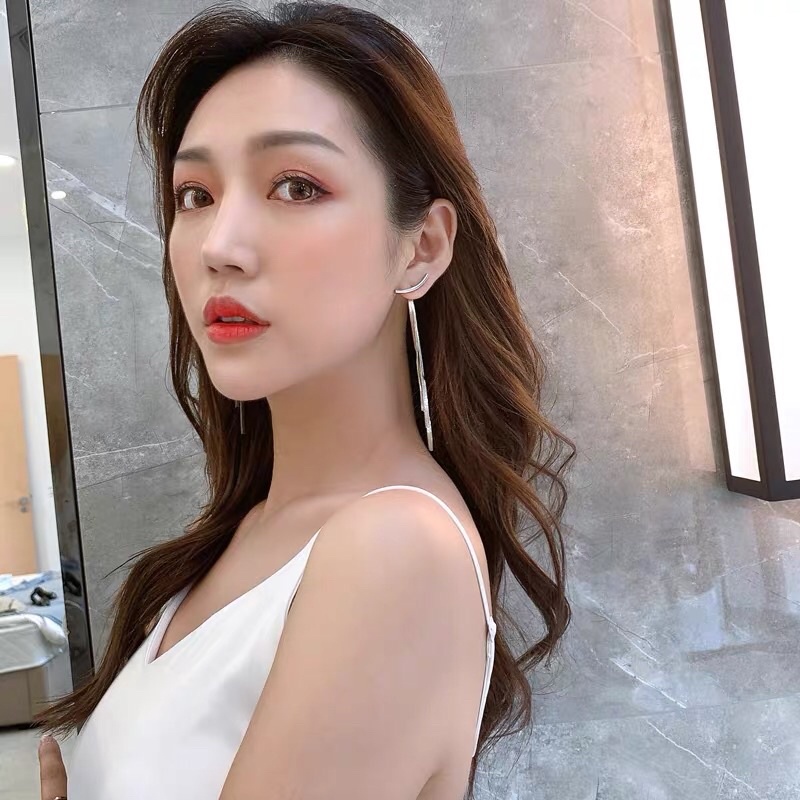 Anting Titanium Juntai Gold Elegan Korea Fashion Style Trending