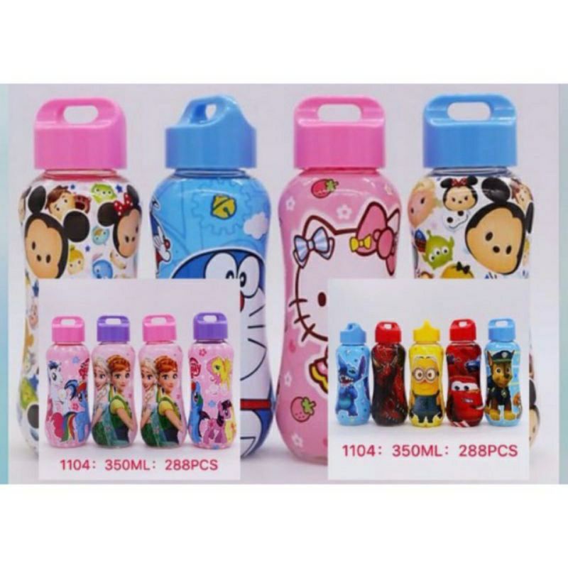 BOTOL MINUM KARAKTER // 1104 // BPA FREE// BOTOL SUSU