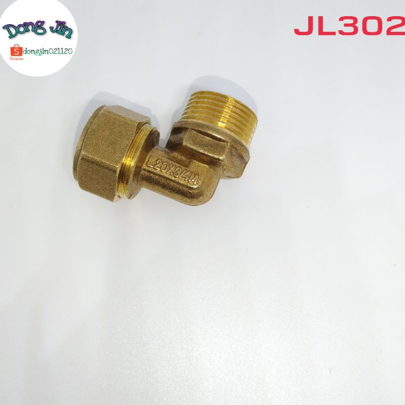 Keni Drat luar Sambungan pipa air panas 3/4 Inch JL302