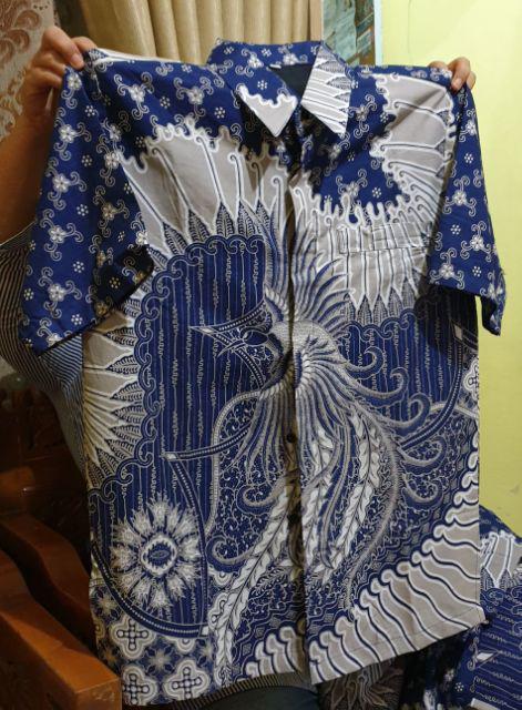 Modang# Kemeja Batik Pria Premium Motif Polos Minimalis Katun Sragenan Hq Ori Batik Solo By Rashashi