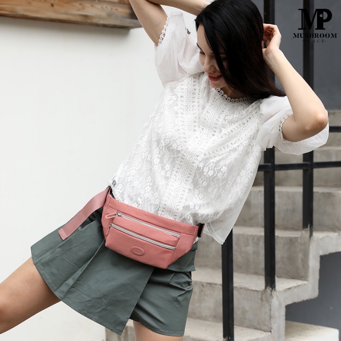 Tas Pinggang HP Perempuan Remaja Imut | Waist Bag Selempang Wanita Korea Anti Air | Waistbag Impor Pastel Lucu Cewek Colourful Colorful Fox CF8529