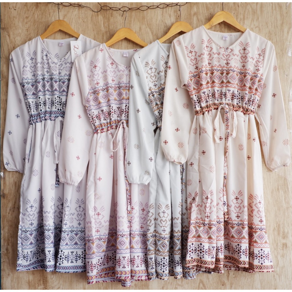 NISRINA tunik / Tunik motif  / Tunik wanita murah / Tunik bunga
