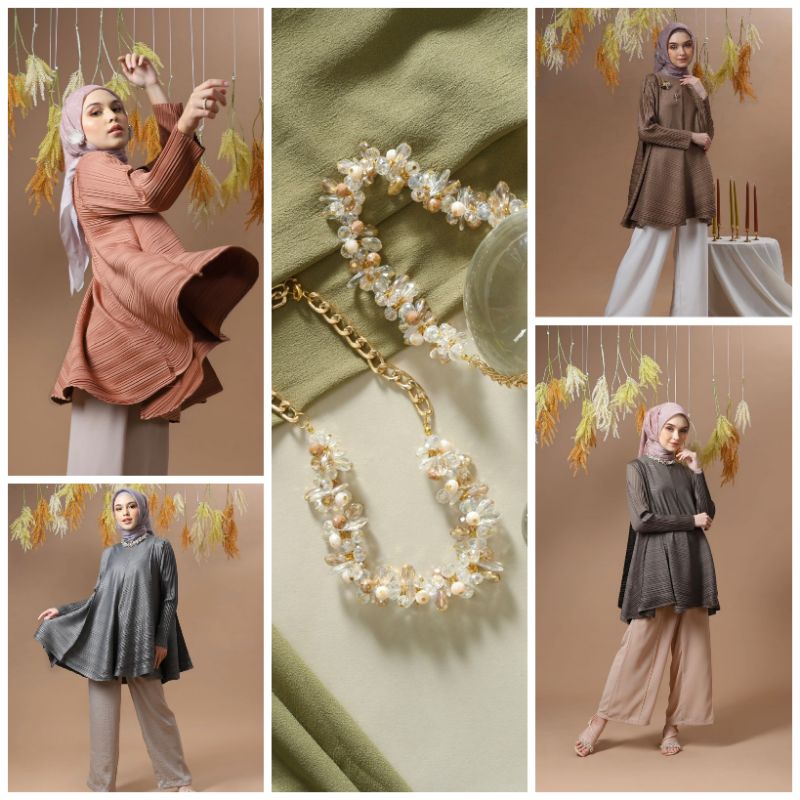 ASHTA BLOUSE BY LOCAL.ID CHLOE NECKLACE LOCAL.ID