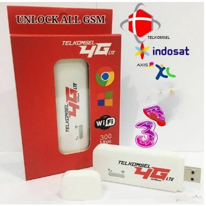 MODEM WIFI / MIFI USB 4G TELKOMSEL 500Mbps UNLOCK ALL OPERATOR GSM SUPPORT SMARTFREN UNLIMITED