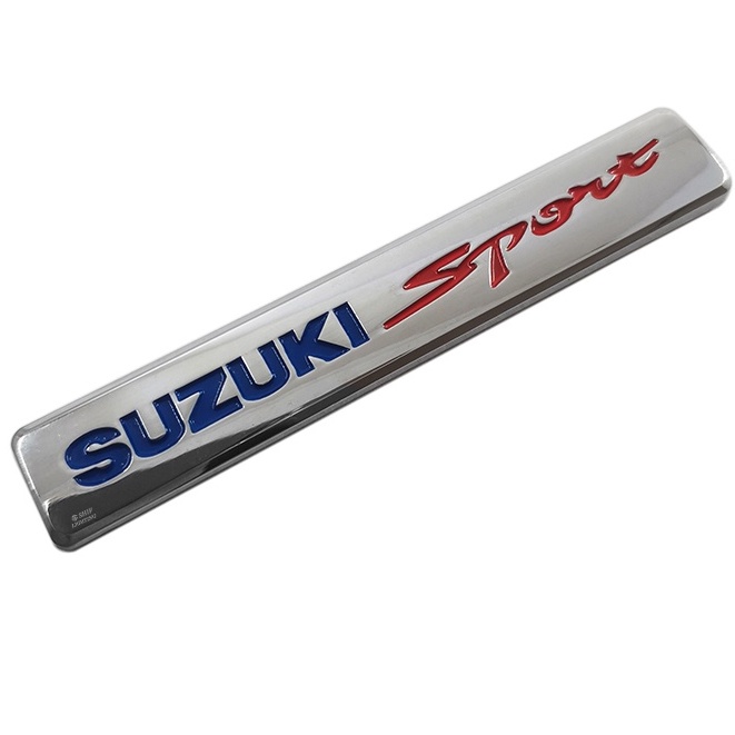 1pc Stiker Emblem Fender Samping SUZUKI Sport Untuk SUZUKI