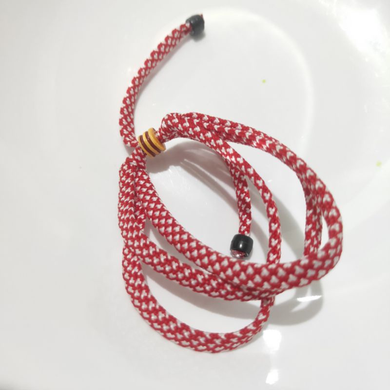 GELANG TALI POLOS MOTIF WARNA 2MM / AKSESORIS / BISA DIBESARKECILKAN PRIA WANITA ANAK / FASHION