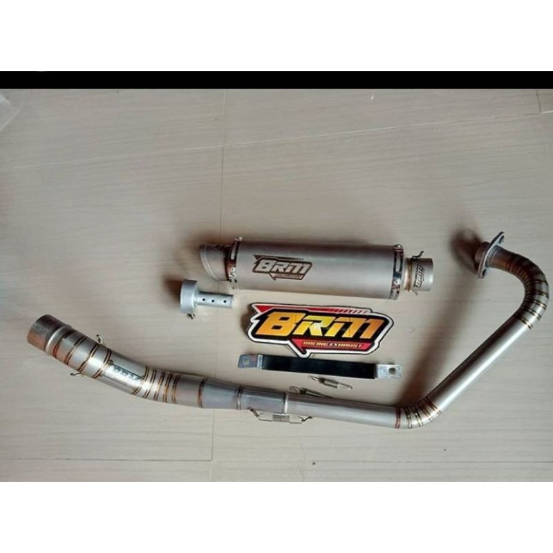 KNALPOT BRM RACING EXHAUST TIPE LONG