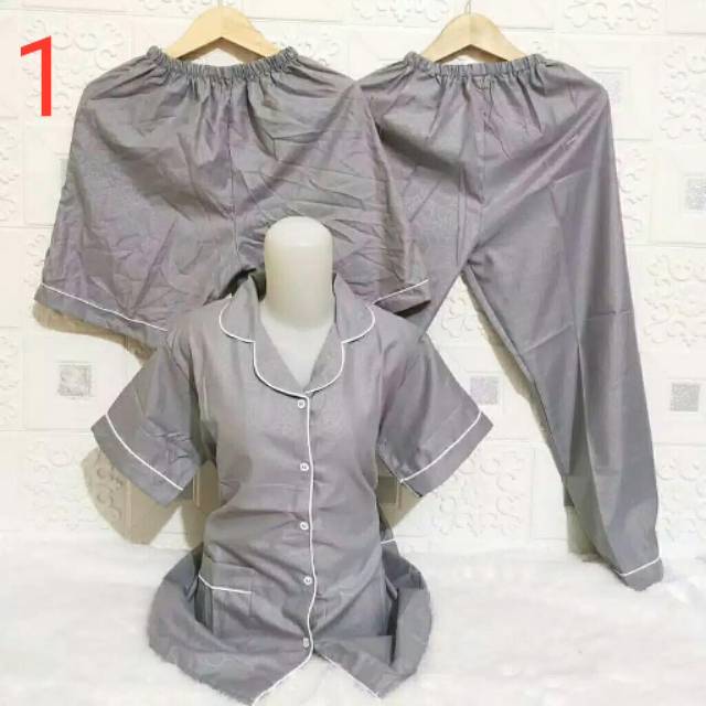 BAJU TIDUR PIYAMA KATUN EROPA