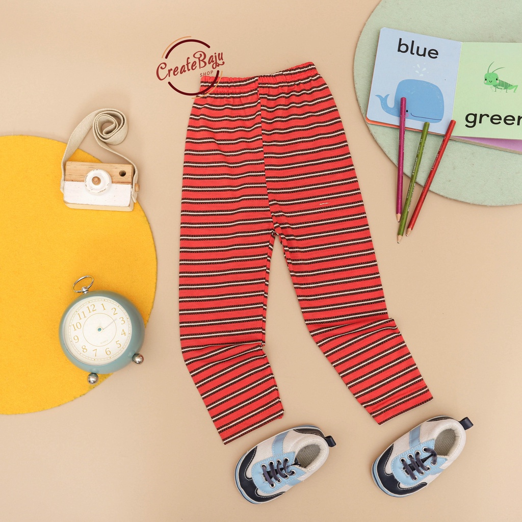 CELANA LEGGING BAYI ANAK MOTIF SALUR CELANA PANJANG ANAK BAYI MURAH BAHAN HALUS