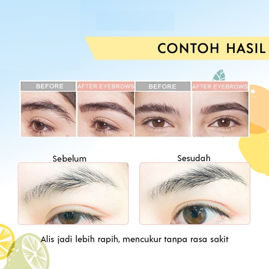 Alat Pencukur Alis Elektrik Alat Cukur Alis Flawless Rows Remover Eyebrow Gunting Alis Manual Mini