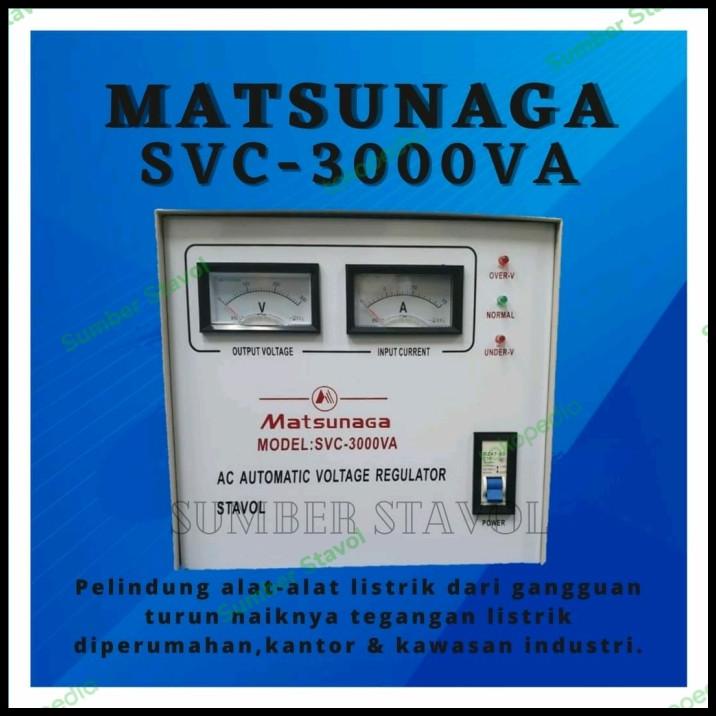 Stabilizer Listrik Matsunaga 3000Va - 3000 Watt