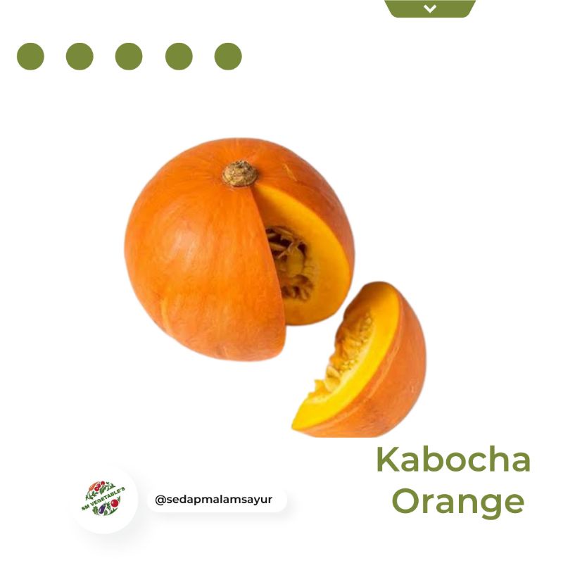 

KABOCHAORANGE400-500gr/KABOCHA/LABU/PUMKIN