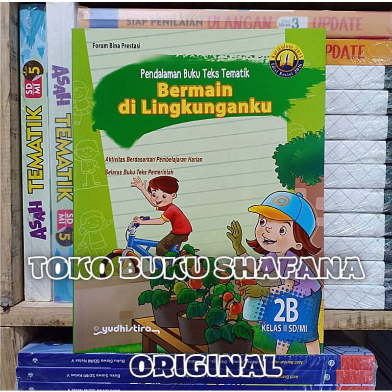 EDISI REVISI !!! PAKET PBT KELAS 2 SD 2A 2B 2C 2D YUDHISTIRA K-13 - PENDALAMAN BUKU TEKS TEMATIK