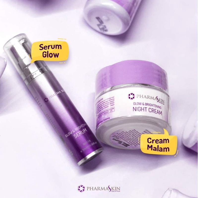 Paket Intensive Flek | Cream malam dan Serum by Pharmaskin Solution