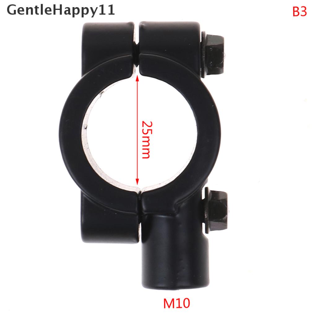 Gentlehappy 1Pc Handle Motor Bar Mirror Mount Holder Spion Stang Kaca Jepit