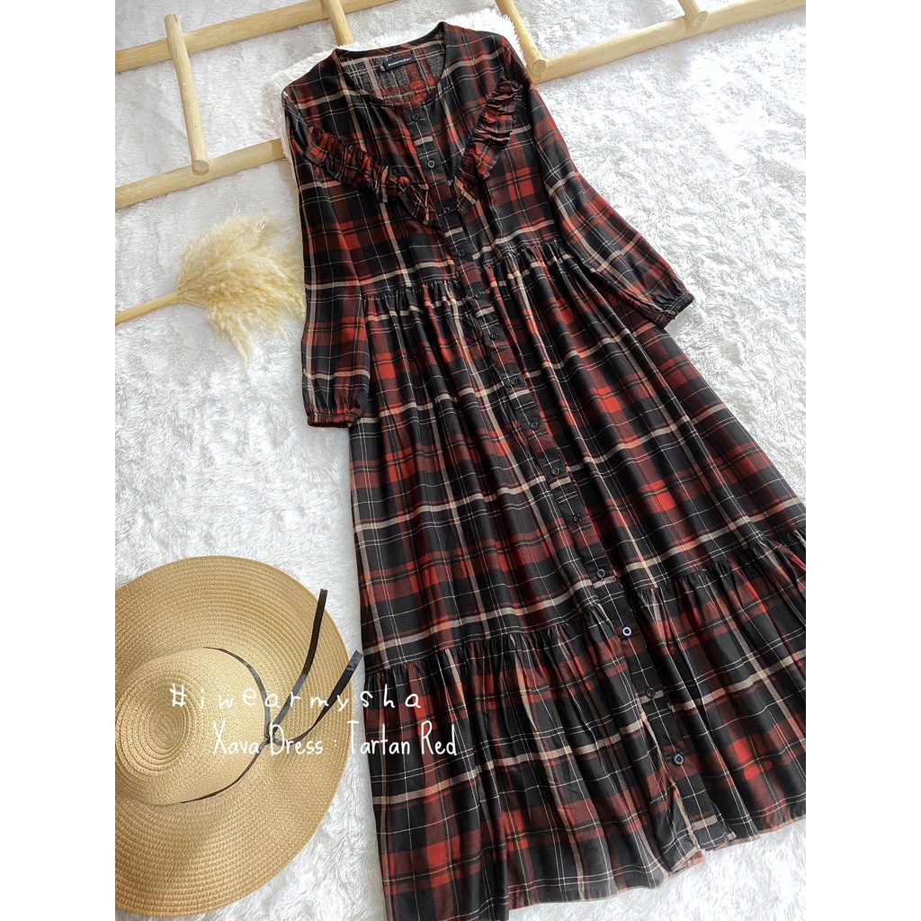 XAVA DRESS TARTAN by IWEARMYSHA / MYSHA