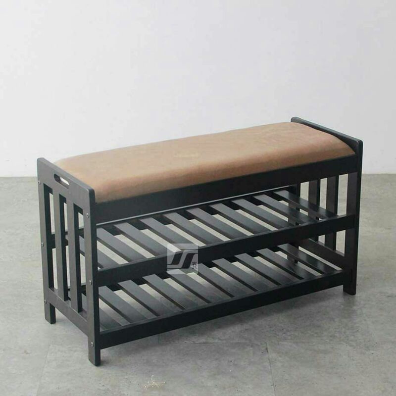 Rak sepatu kayu solid Winfield