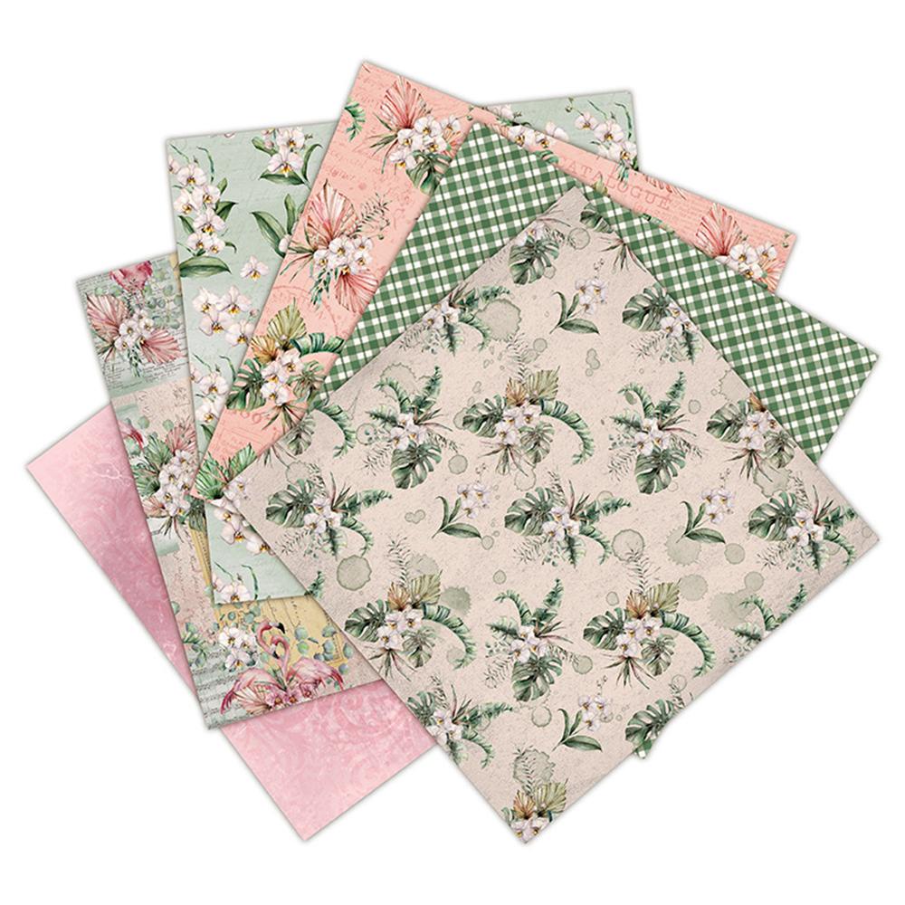 Kertas Scrapbooking Agustina DIY Pattern Spring Craft Paper